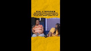 #kiajbrooks Support your kids 💭 dont force them 2 what u want them 2do.🎥 @earnyourleisure