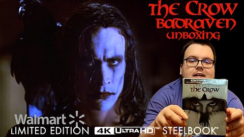 The Crow Walmart Exclusive 4K Steelbook Unboxing