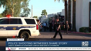 Witnesses speak out after police shooting near 52nd St and Thomas Rd