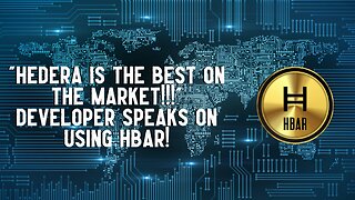 "Hedera Is The Best On The Market!!!" Developer Speaks On HBAR!!!