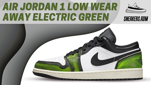 Nike Air Jordan 1 Low Wear Away Electric Green - DN3705-003 - @SneakersADM