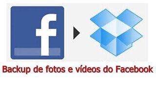 TRANSFERIR fotos e vídeos do FACEBOOK para o DROPBOX