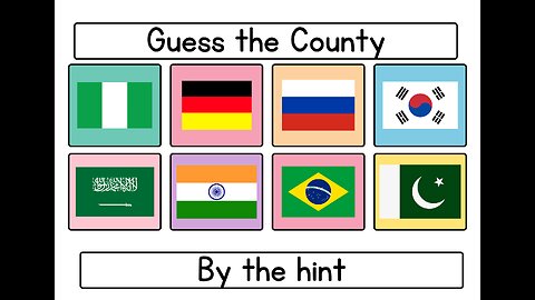 Get Ready to Guess: Flags from Around the World!