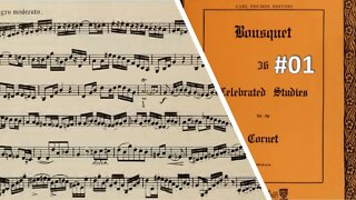 🎺🎺🎺 [TRUMPET ETUDE] BOUSQUET 36 Celebrated Studies for the Cornet - #01 por Helder Passinho Jr.