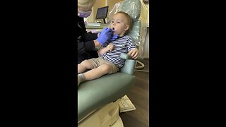 Big Boy 2years old at the Dentist