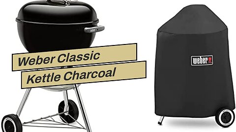 Weber Classic Kettle Charcoal Grill, 57 cm, Black (1341504)