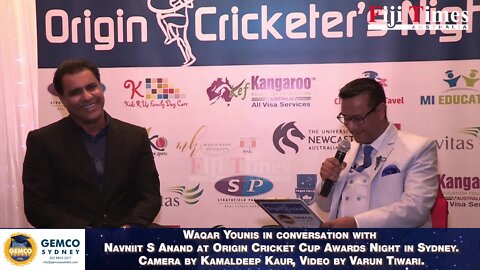 Cricketer Waqar Younis in Conversation with Navniit S Anand