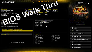 Gigabyte B650 Gaming X AX BIOS Walk Thru