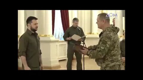 Today's video of my 2014 2015 comrade, now a brigade commander Lt Col Pavlo Fedosenko receives the