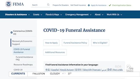 MFM: COVID-19 funeral assistance