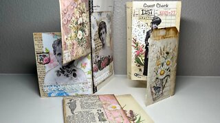 Decorating Book Page Pockets