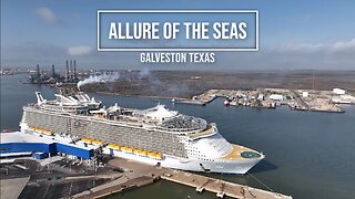 Exploring the Luxurious Allure of the Seas: A Drone Video Tour of the World's Largest Cruise Ship