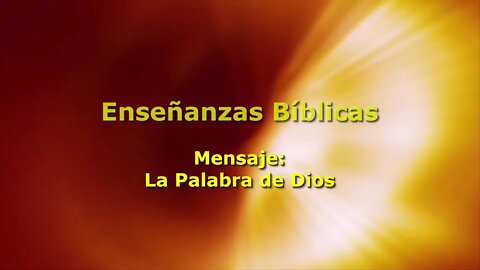 Enseñanzas Bíblicas: La Palabra de Dios - EDGAR CRUZ MINISTRIES