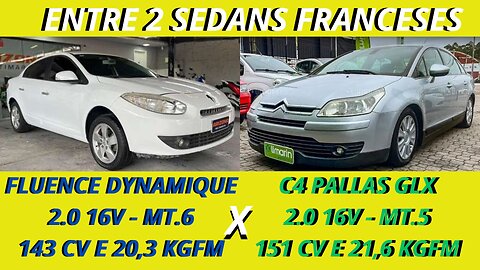 ENTRE 2 CARROS - RENAULT FLUENCE X CITROËN C4 PALLAS - COMPLETOS, CONFORTAVÉIS E NO PRECINHO