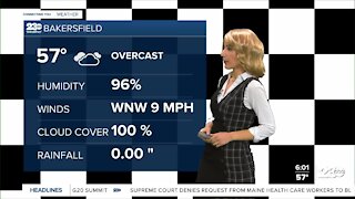 Halloween cloud coverage and seasonably low temperatures