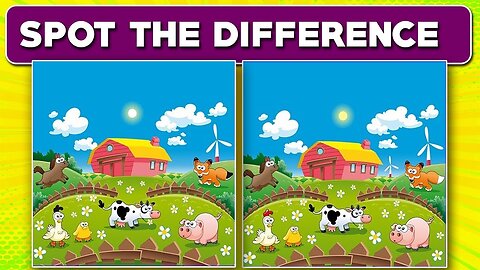 Spot 7 Difference - Only Genius Find Difference - Easy levels