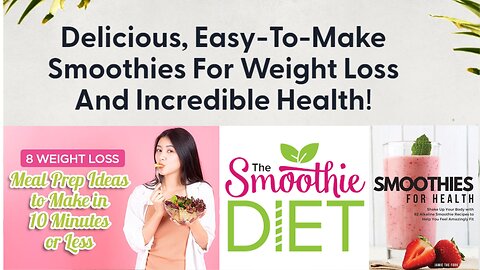 Weight Loss Diet ! Smoothie Diet for Weight Loss