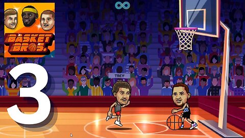 BasketBros Gameplay - Tournament With Stephen Curry Part 3 - basketball game (iOS, Android)
