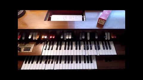 Kimball Electramatic 1200 Player Organ - QRS Roll Somewhere My Love