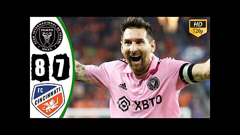 Messi Unbelievable 🔥 Inter Miami vs Cincinnati 3-3 Penalty 5-4 Hіghlіghts & Goals 2023 HD