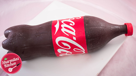 Learn how to make amazing Coca Cola bottle cake