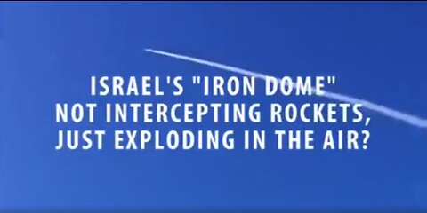 Israel Iron Dome Is A Hoax