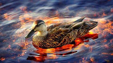 Ducks on Water Short HD