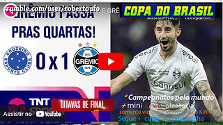 Brazil. Cup 2023 Cruzeiro-MG 0x1Gremio-RS oitavas de final jogo de volta