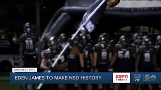 Eden James looking to make NSD history