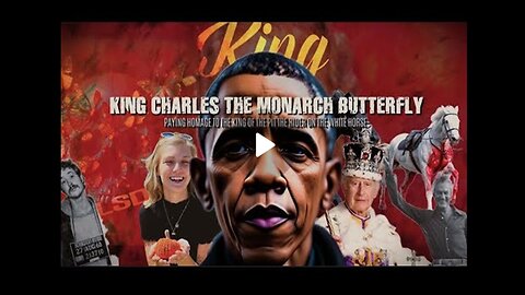 KING CHARLES THE MONARCH BUTTERFLY:PAYING HOMAGE TO THE KING OF THE PIT THE RIDER ON THE WHITE HORSE