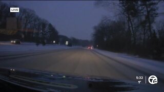 Live drive amid challenging road conditions