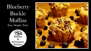 Blueberry Buckle Muffins