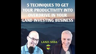 EP: 16 5 Techniques to get your productivity into overdrive