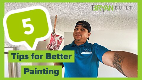 5 TIPS FOR BETTER PAINTING | PAINTING TIPS | How to Paint a Room Fast And Easy With Brush And Roll