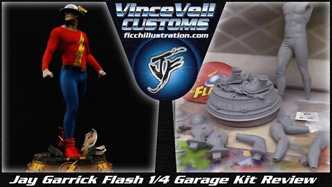 Flash Jay Garrick 1/4 Garage kit Statue Review