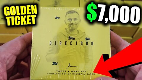 TOPPS GARY VEE DIRECT 360 BASEBALL CARD BOX BREAK - GARY VAYNERCHUK CARDS