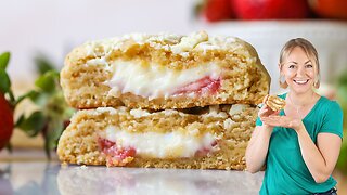 Strawberry Cheesecake Cookies