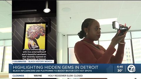 Black content creators use their platforms to amplify black, Detroit businesses