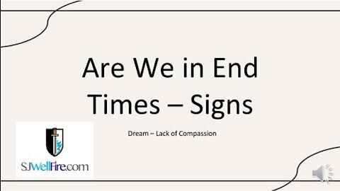 End Time Signs - No Compassion Dreams