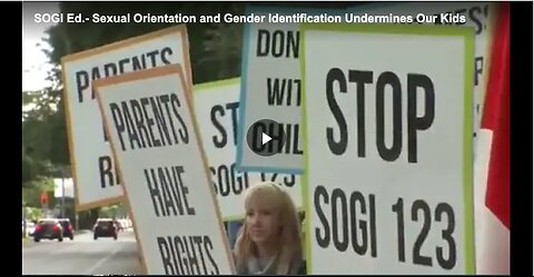 SOGI Ed.- Sexual Orientation and Gender Identification Undermines Our Kids