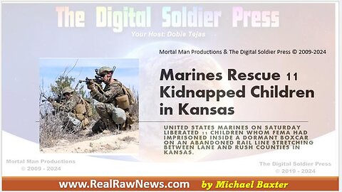 U.S. MARINES RESCUE 11 KIDNAPPED CHILDREN FROM HUMAN TRAFFICKERS IN KANSAS