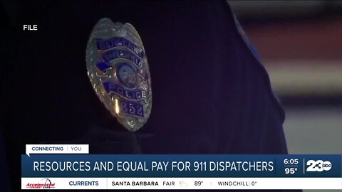 Resources and equal pay for 911 dispatchers