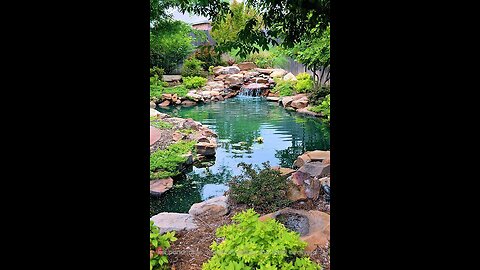 ASMR Relaxing Pond Noise Water, Frogs , Crickets