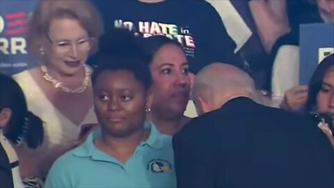 Biden rejects a selfie with the only Black girl