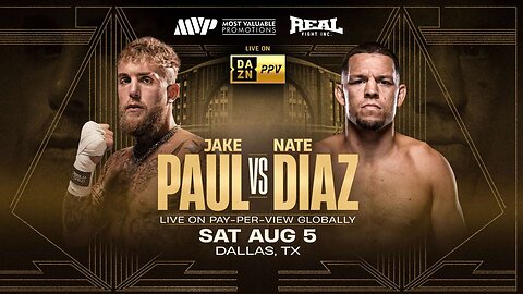 Jake Paul vs Nate Diaz - Full Fight