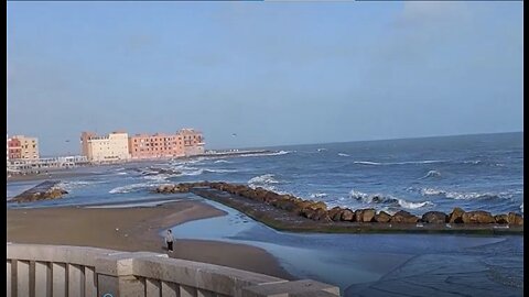 Nearing Sunset on Anzio Beach, Italy