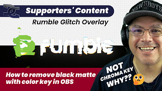 Supporters' Content - Rumble Logo Glitch Animation