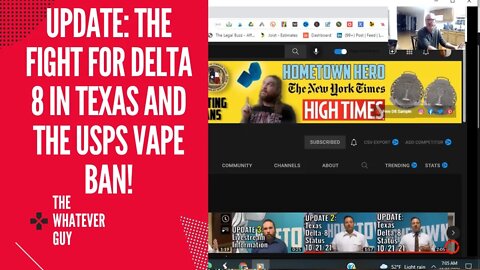 UPDATE: The Fight For Delta 8 In Texas and The USPS Vape Ban!