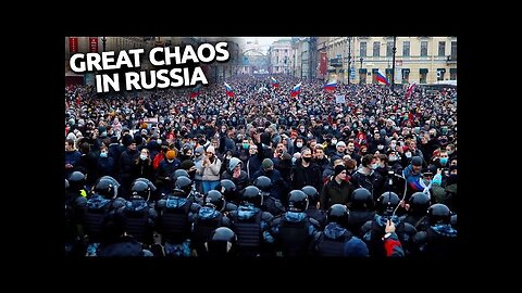 Hundreds Of Russians Are On The Streets : Putin Is So Desperate For The First Time!