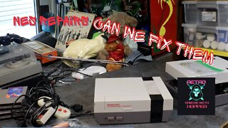 Two Nintendo NES In For Repair / Lets Fix Them